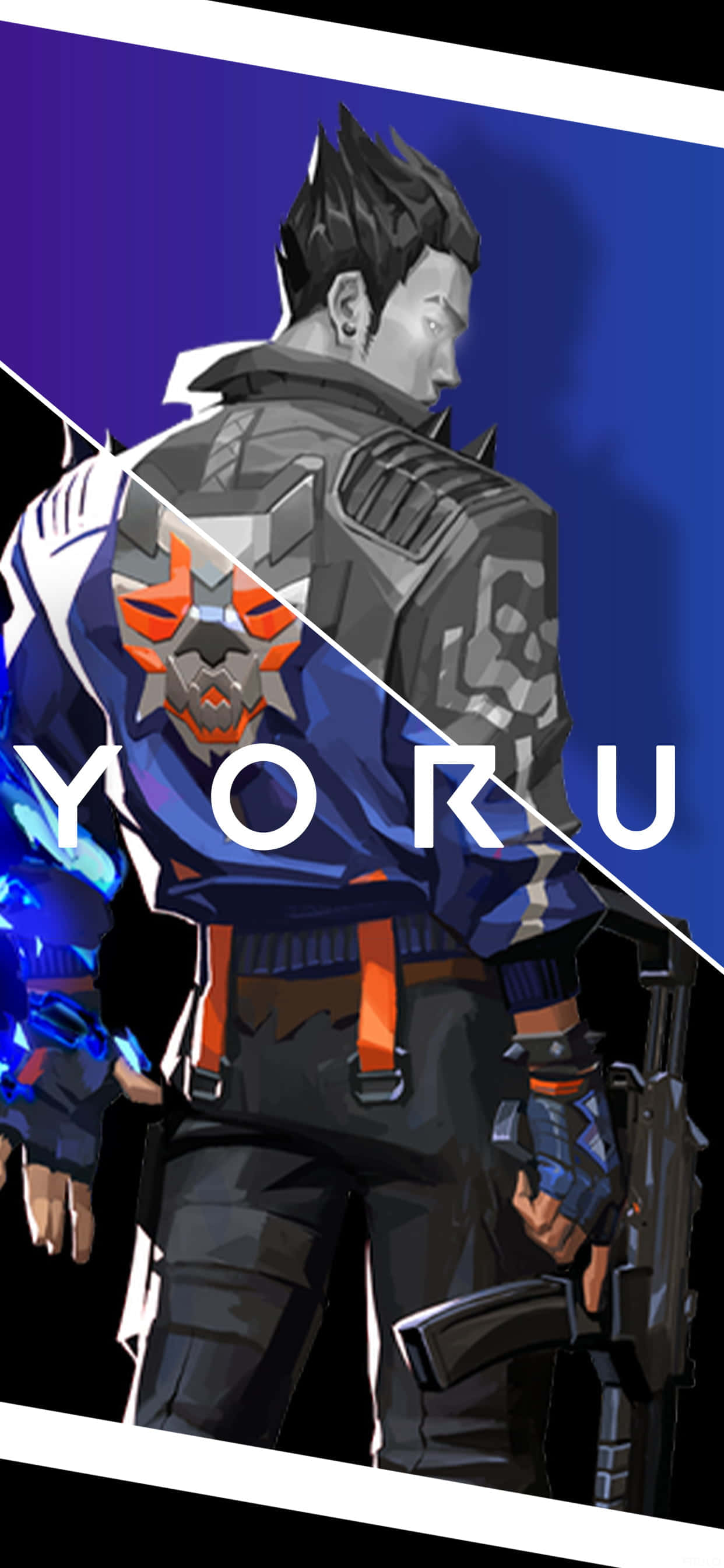 Yoru, Valorant, anime character, 2K Phone Wallpaper