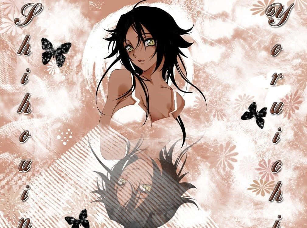 Yoruichi Shihoin, black hair, green eyes, SD Desktop Wallpaper