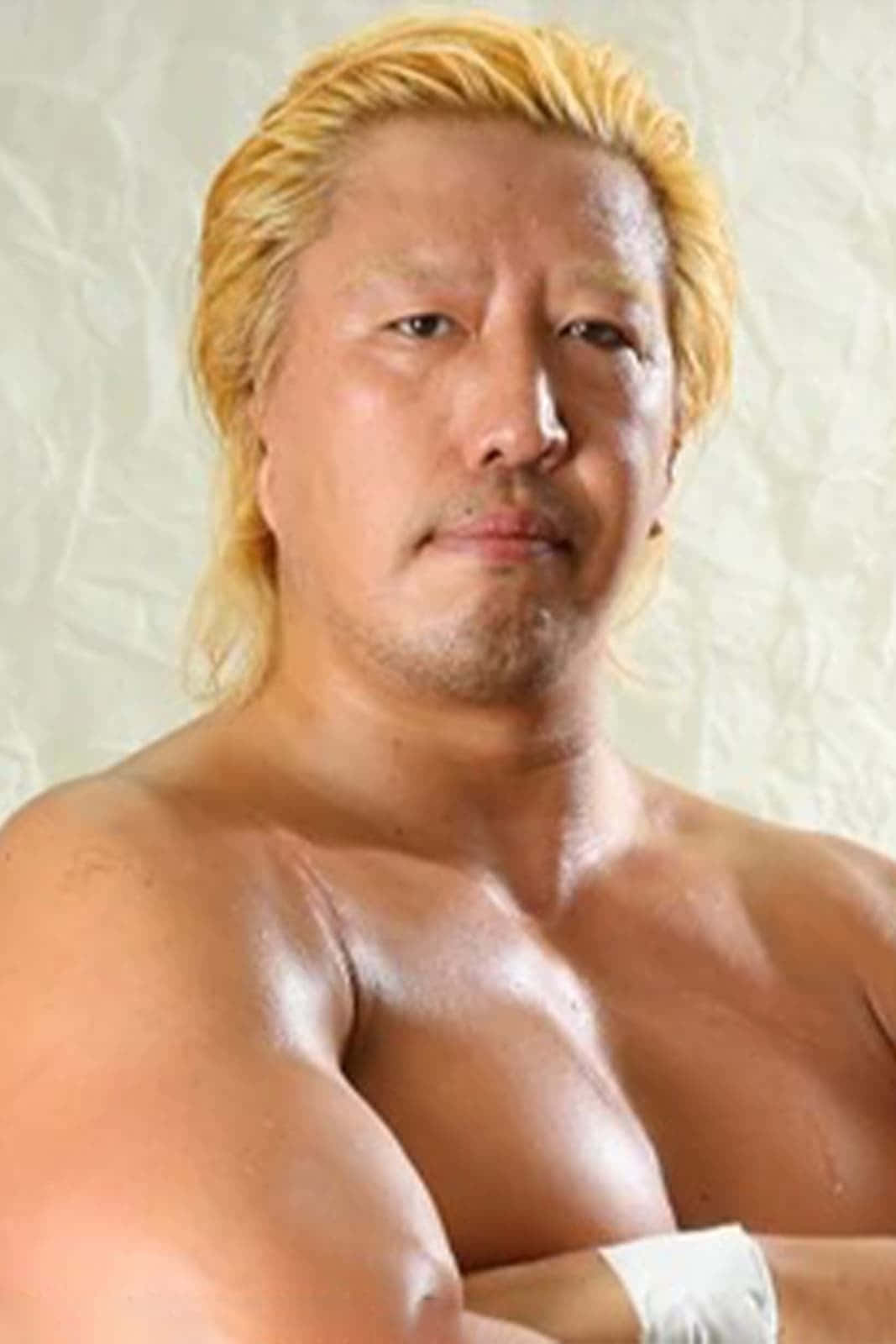 Yoshihiro Takayama, blonde hair, white wristband, HD Phone Wallpaper