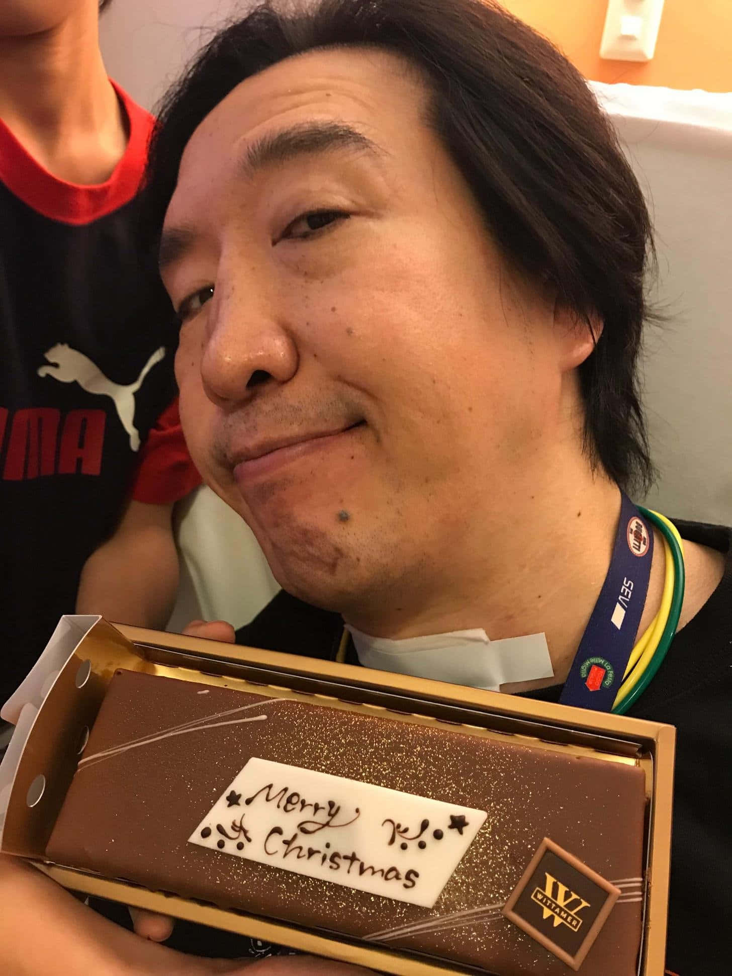 Yoshihiro Takayama, Merry Xmas, chocolate bar, Full HD Phone Wallpaper