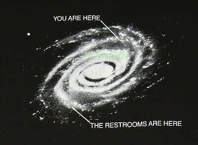You Are Here Galaxy, spiral galaxy, YOU ARE HERE, SD Desktop Wallpaper