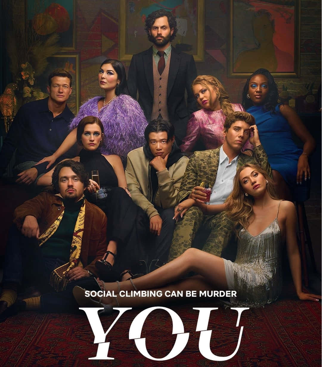 You Season 4, cast promo, glamorous people, SD Phone Wallpaper