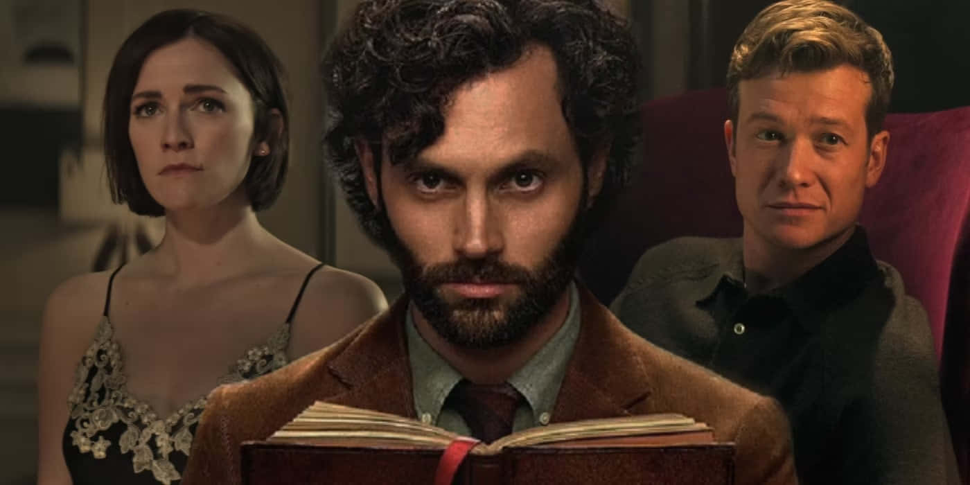 You Season 4, man with a beard, open book, HD Desktop Wallpaper