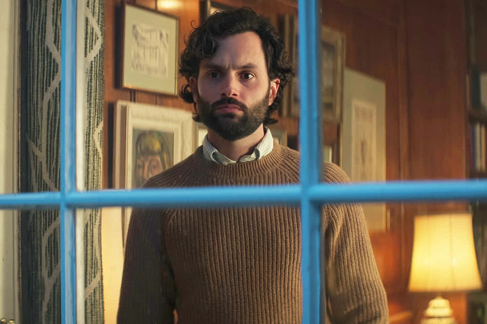 You Season 4, dark curly hair, beard, SD Desktop Wallpaper