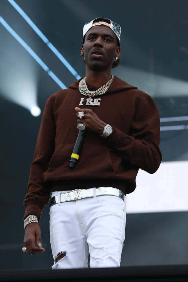 Young Dolph, American Rapper, 2021 Rolling Loud New York, SD Phone Wallpaper