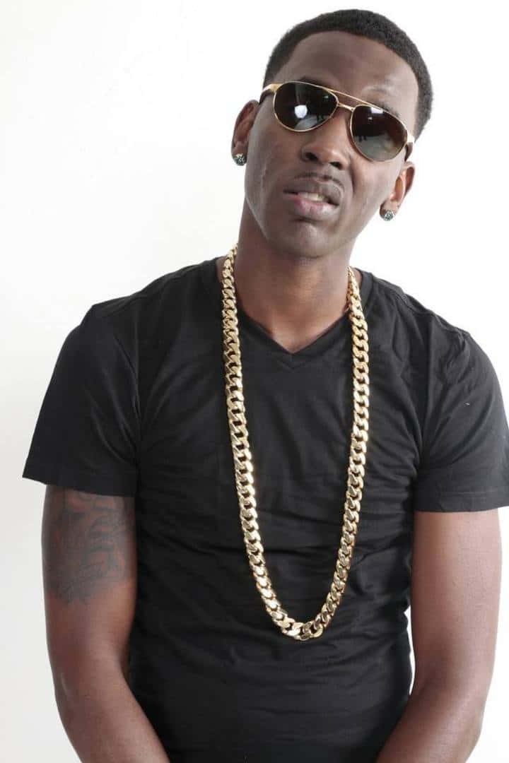 Young Dolph, sunglasses, gold chain, SD Phone Wallpaper