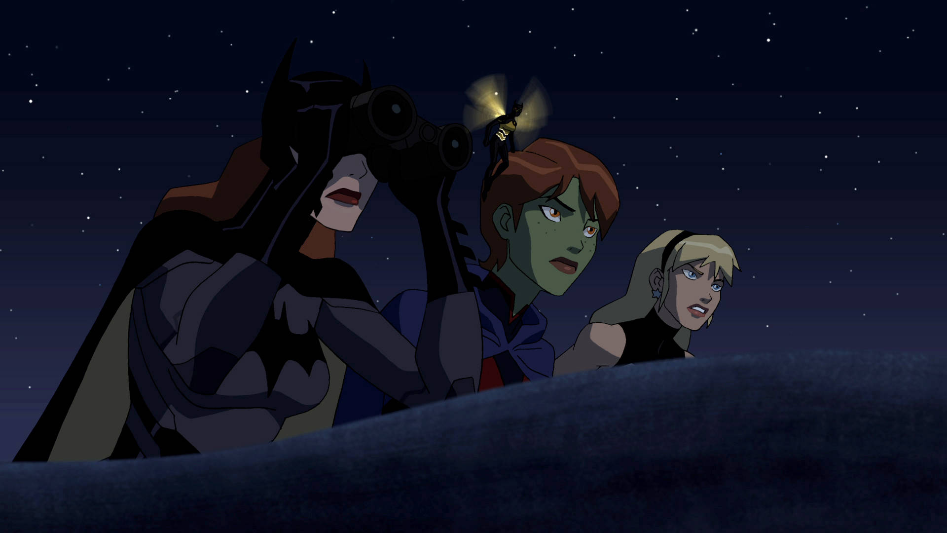 Young Justice, girl power, animated vigilantes, Full HD Desktop Wallpaper