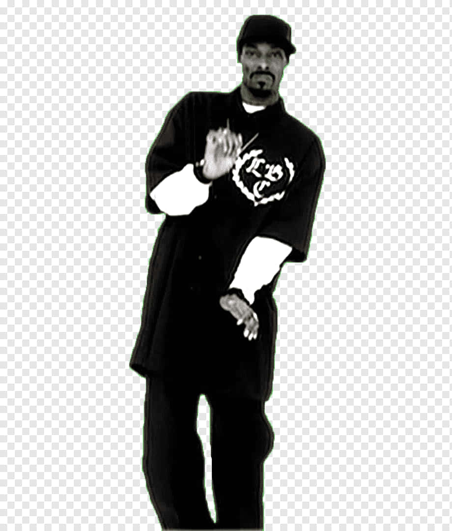 Snoop Dogg, black and white shirt, cap, SD Phone Wallpaper