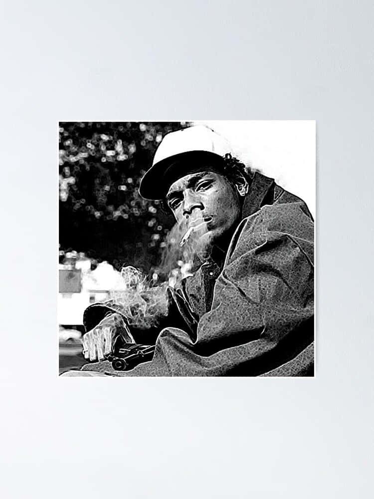 young Snoop Dogg, cap, cigarette, SD Phone Wallpaper
