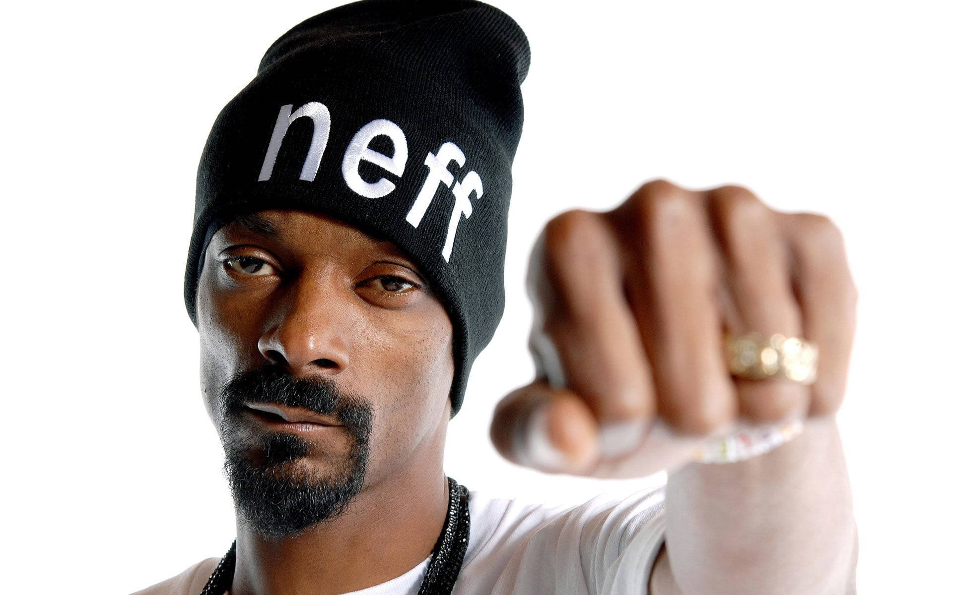 Snoop Dogg, neff beanie, black, Full HD Desktop Wallpaper