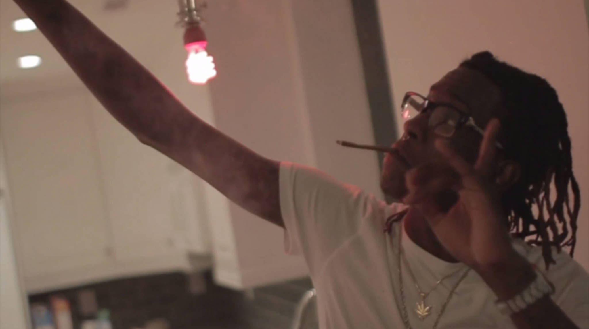 Young Thug, dreadlocks, glasses, Full HD Desktop Wallpaper