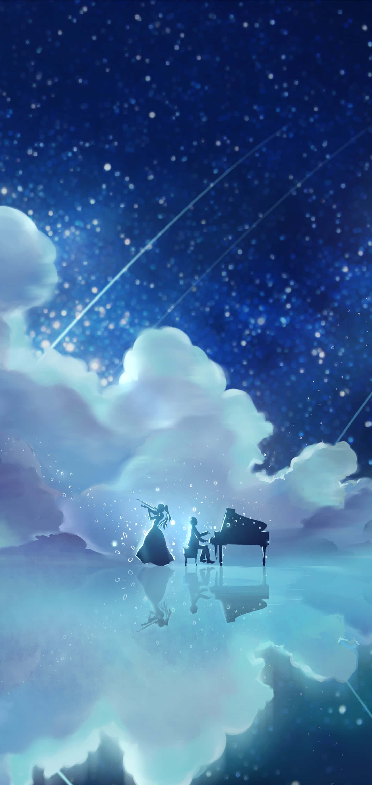 Your Lie in April, pianist, violinist, 2K Phone Wallpaper