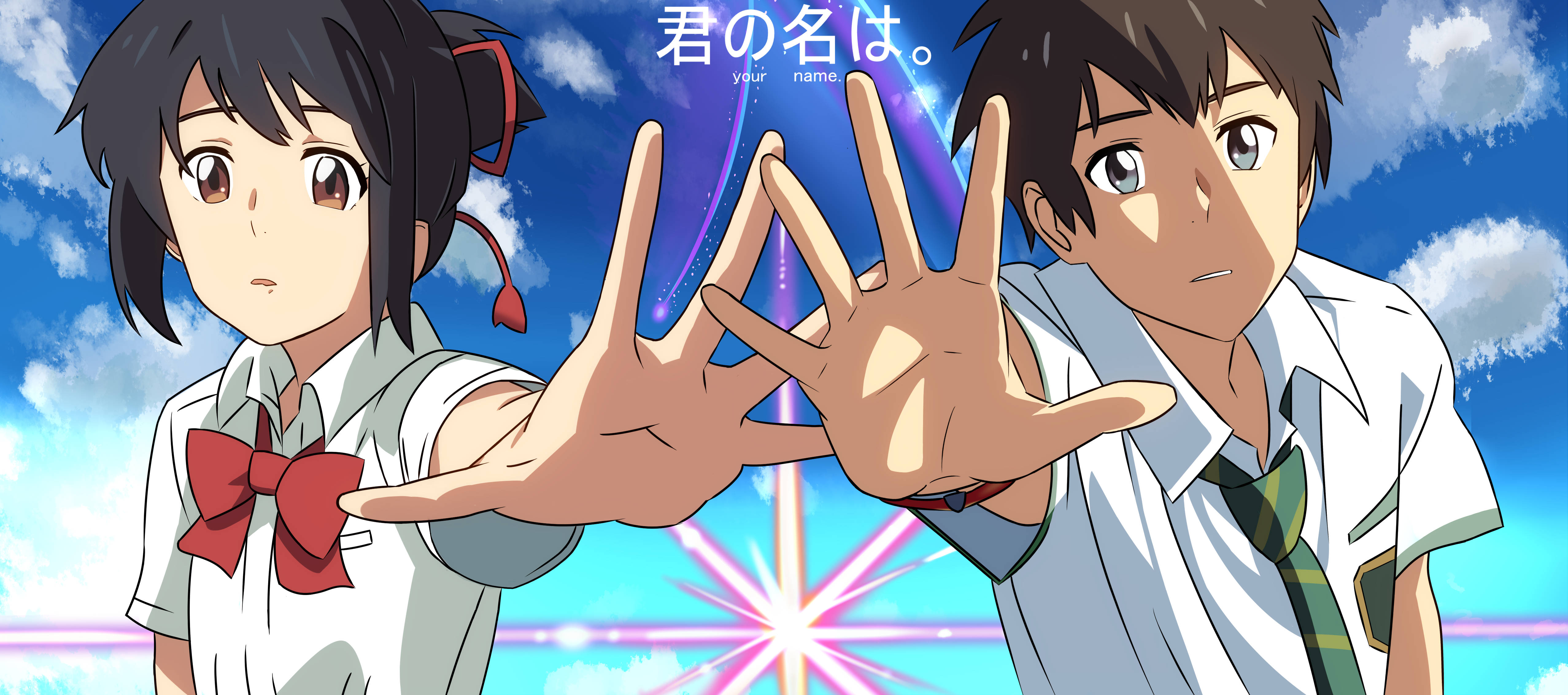 Your Name, 4K resolution, star-lit sky, 4K Desktop Wallpaper