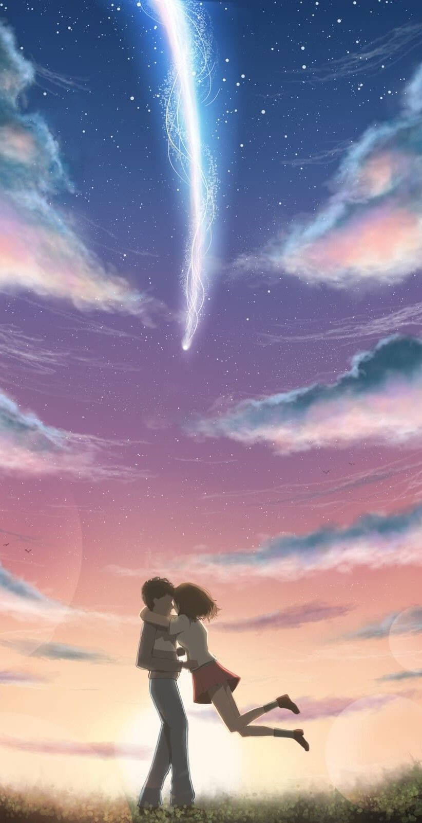 Your Name, iPhone, embrace, HD Phone Wallpaper