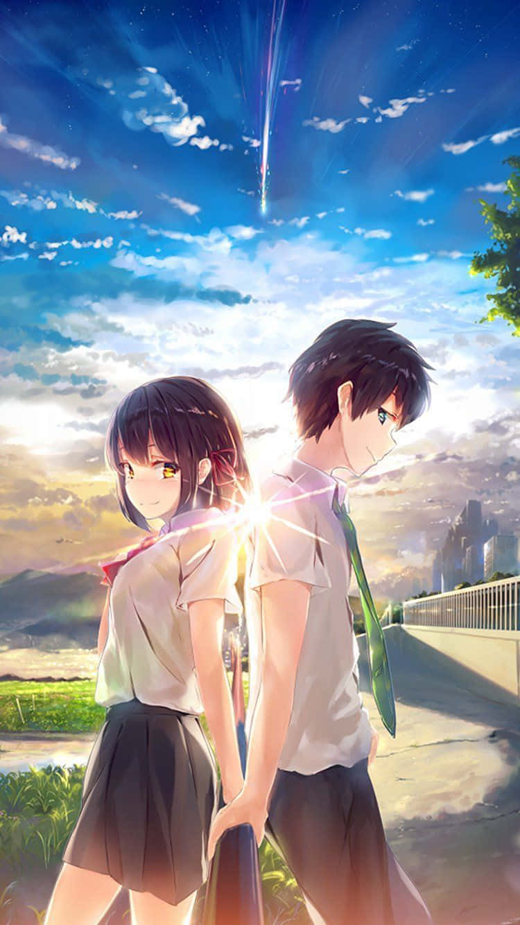 Your Name Anime 2016, anime teens, school uniforms, HD Phone Wallpaper