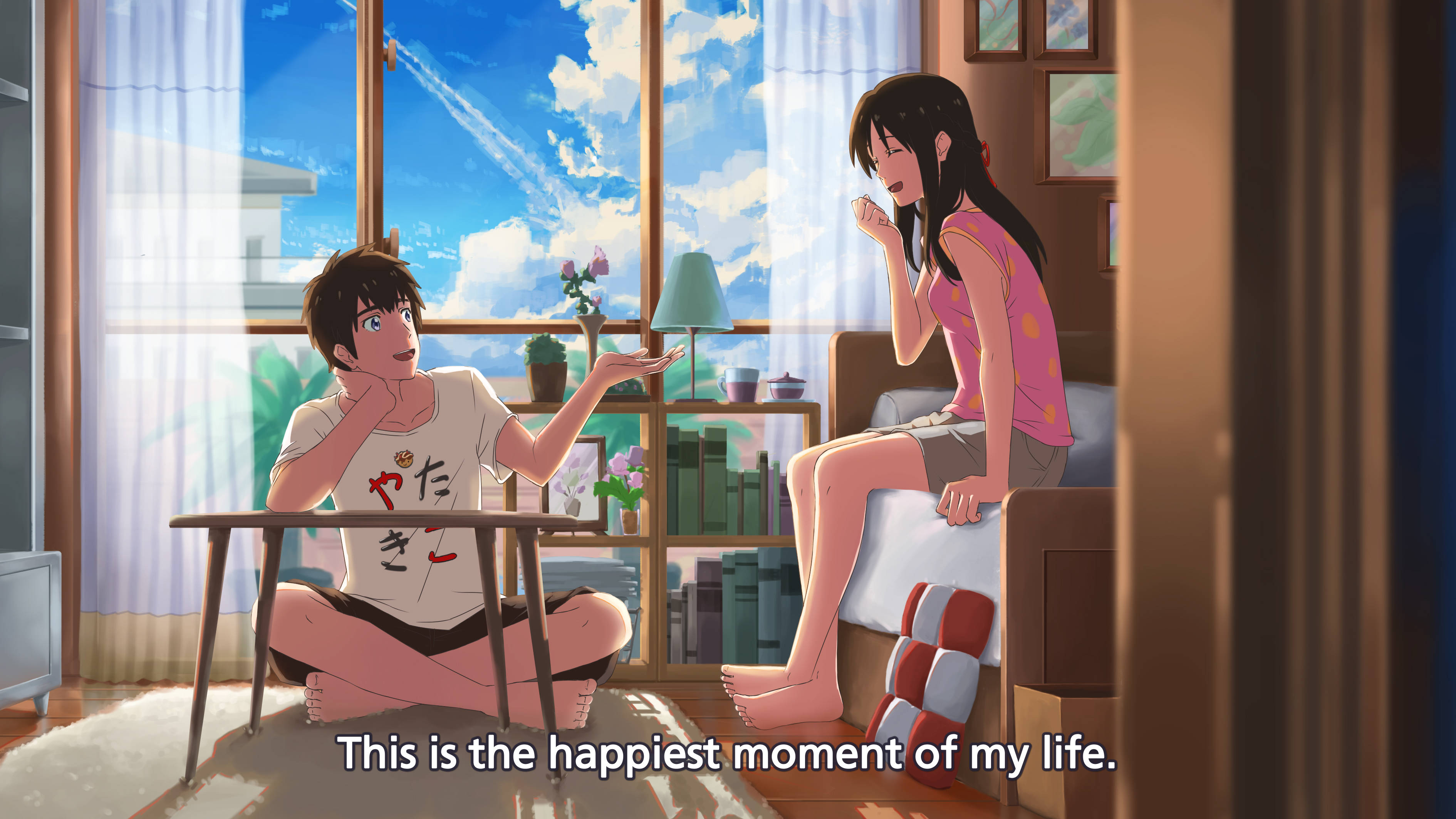Your Name, anime 2016, sunlight, 2K Desktop Wallpaper
