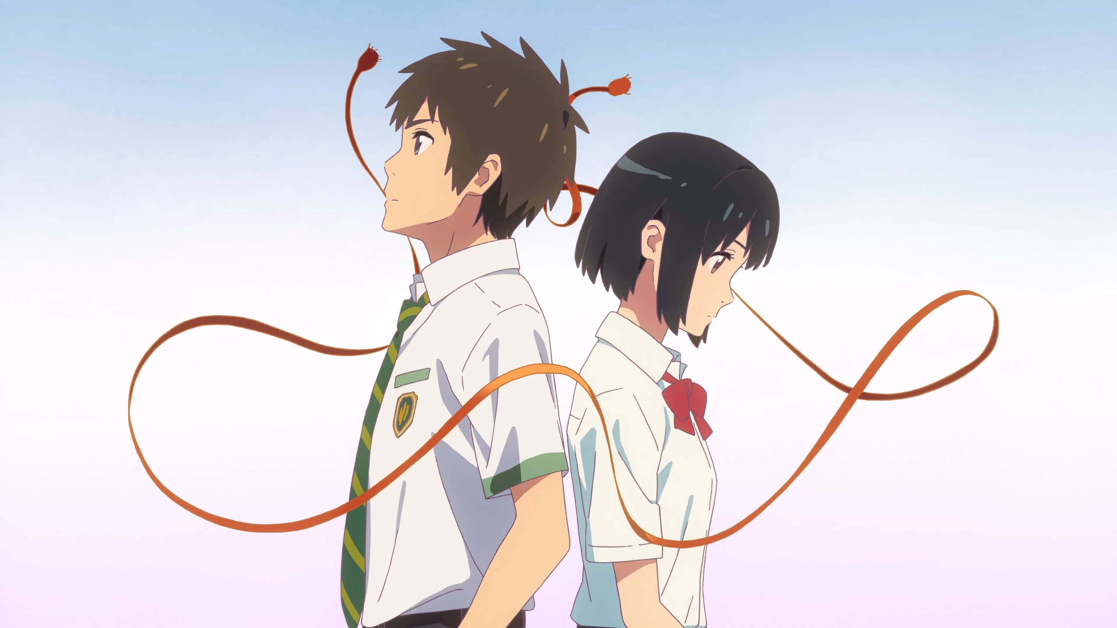 Your Name, 2016, ribbon, 4K Desktop Wallpaper