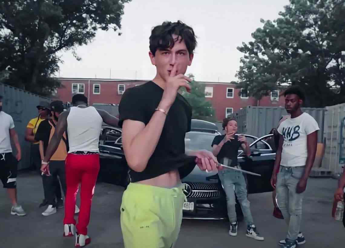 neon pants, sword, black car, SD Desktop Wallpaper