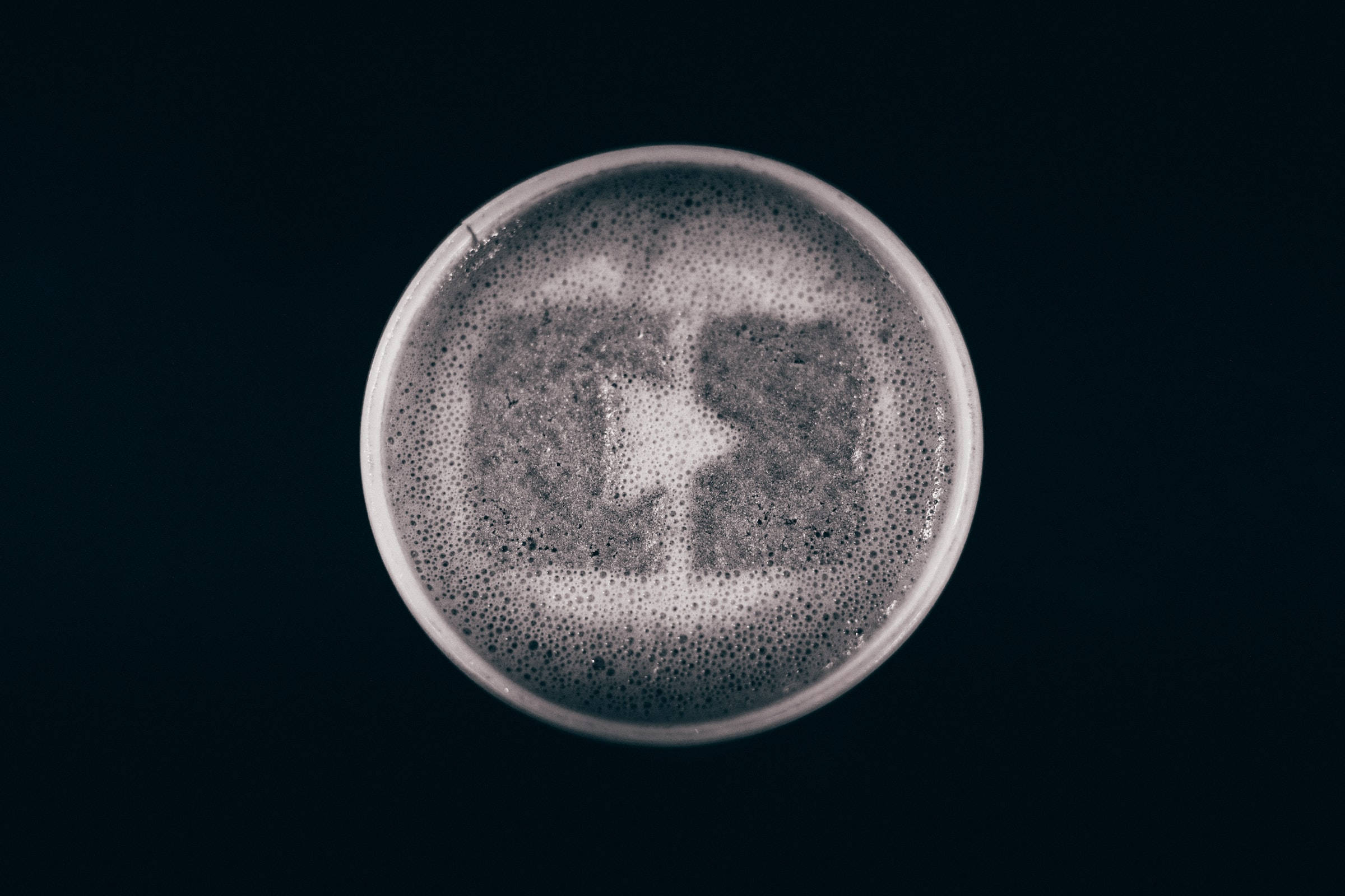 iced soda cup, white cup, frothy foam, Full HD Desktop Wallpaper