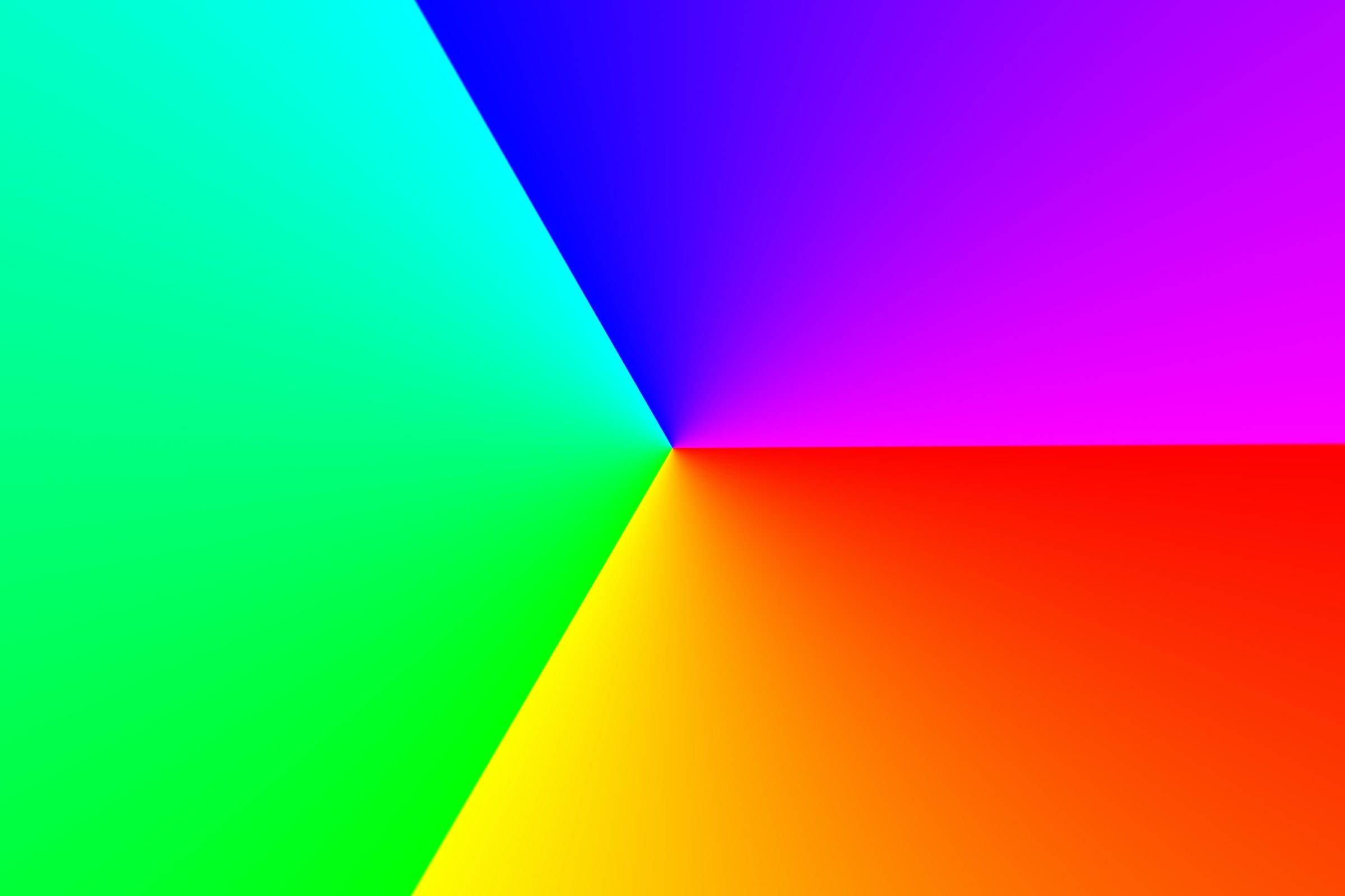 radial rainbow, cyan blue, magenta, Full HD Desktop Wallpaper