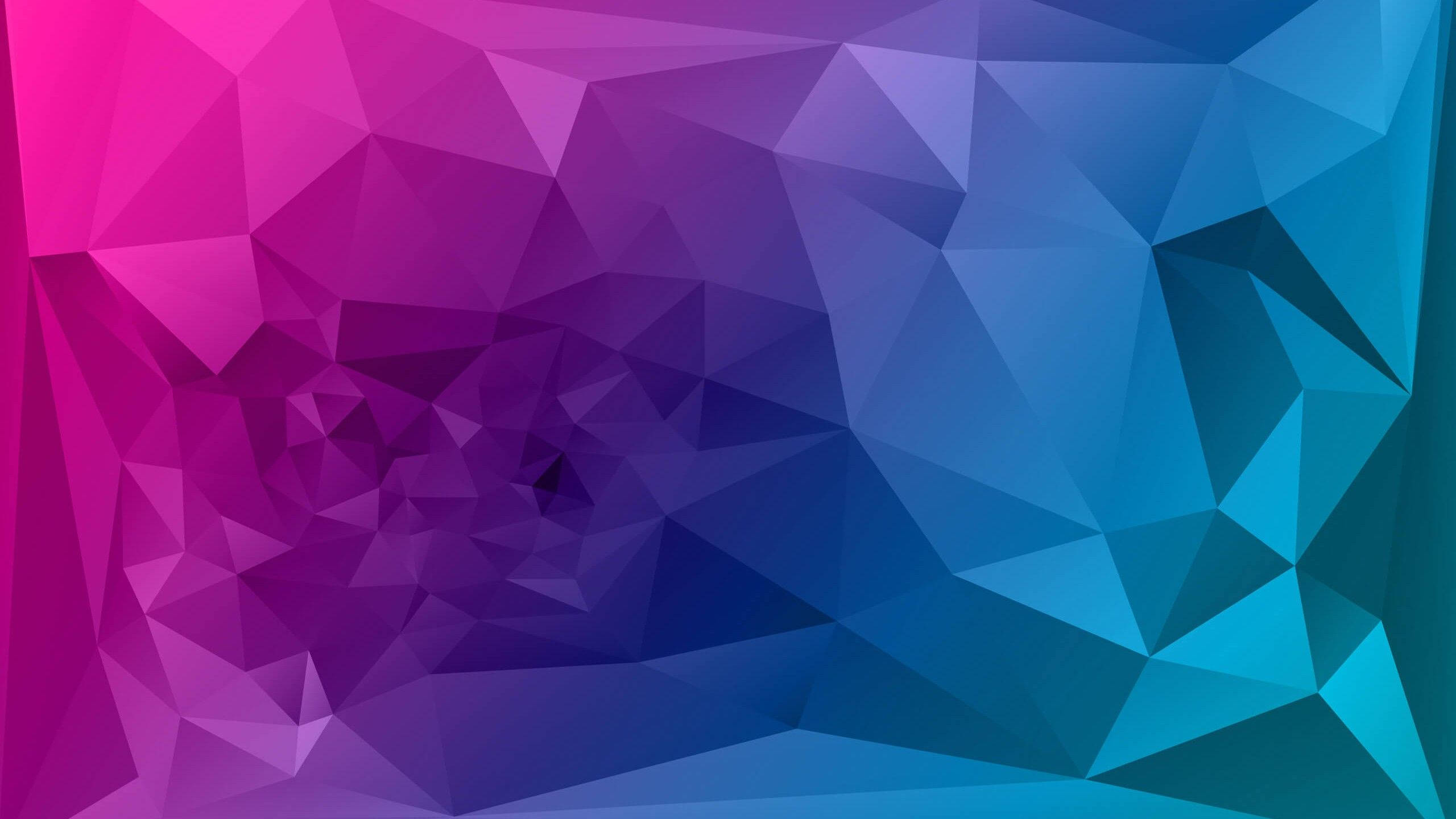 pink, blue, crystal, 2K Desktop Wallpaper