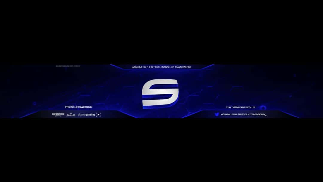 YouTube Gaming, glowing blue 'S', dark digital interface, SD Desktop Wallpaper