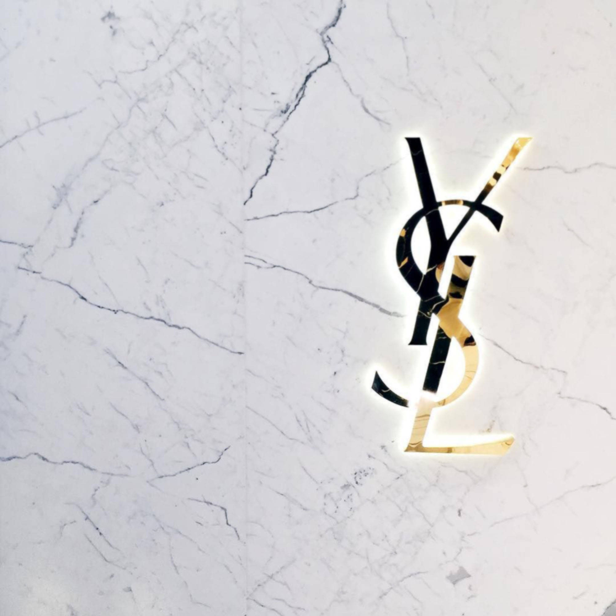 YSL, gold, black, Full HD Desktop Wallpaper