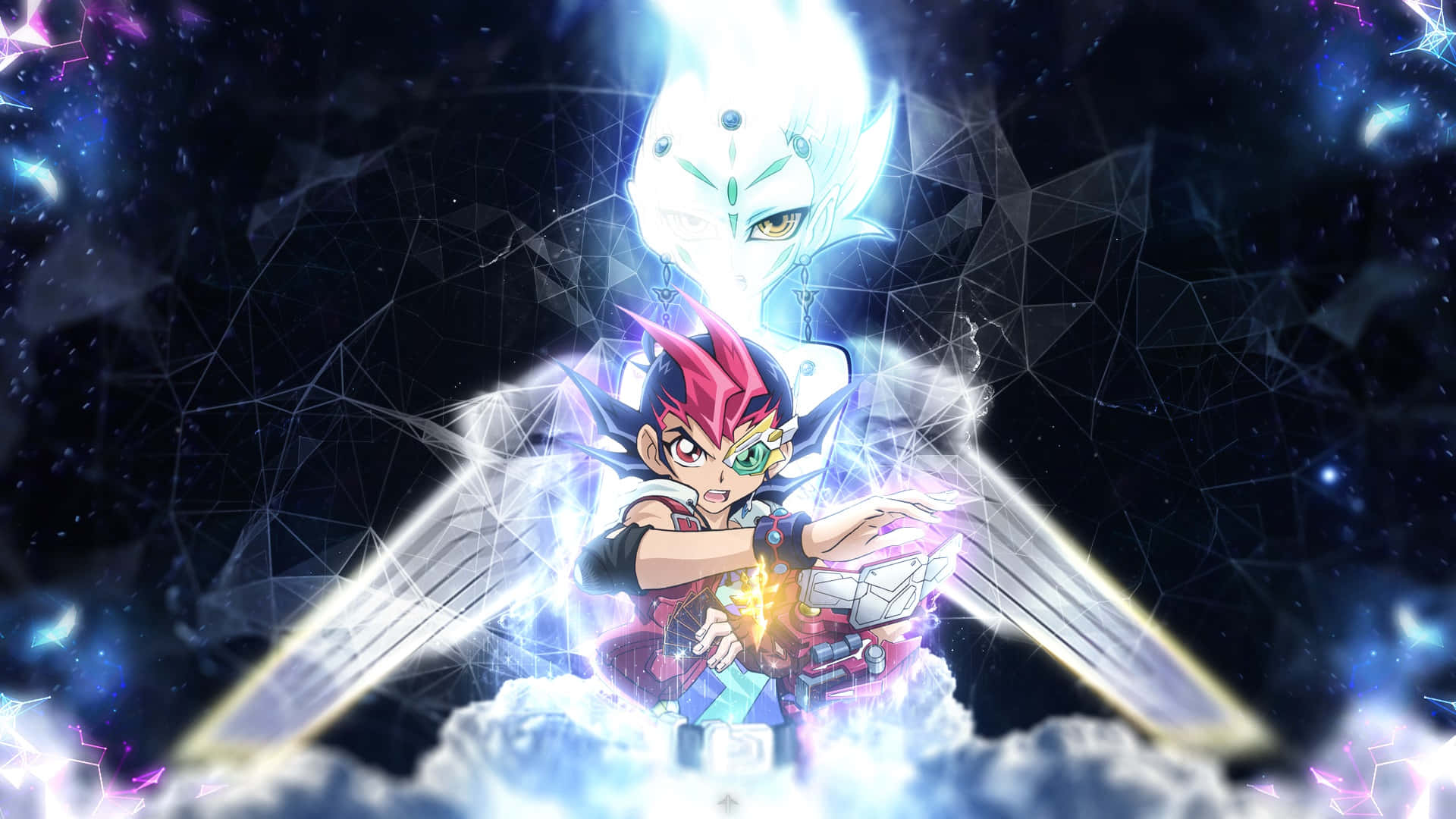 Yu-gi-oh Astral, red hair, green eye, Full HD Desktop Wallpaper