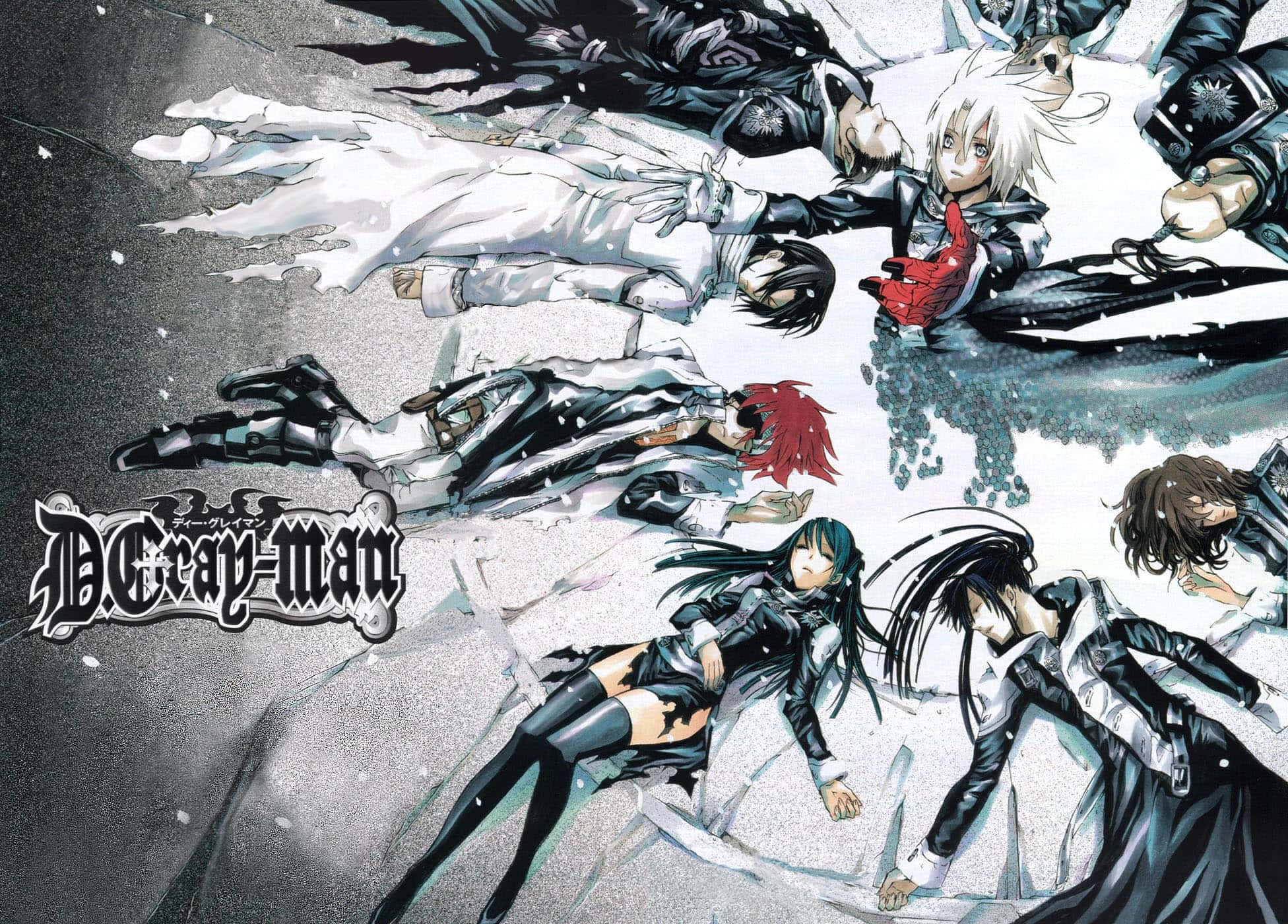D Gray Man, Kanda Yu, black and white outfits, Full HD Desktop Wallpaper