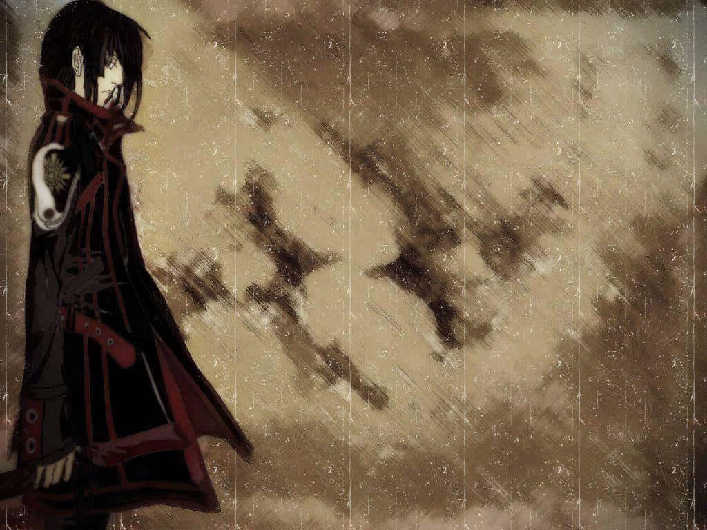 Yu Kanda, sword, battle stance, SD Desktop Wallpaper