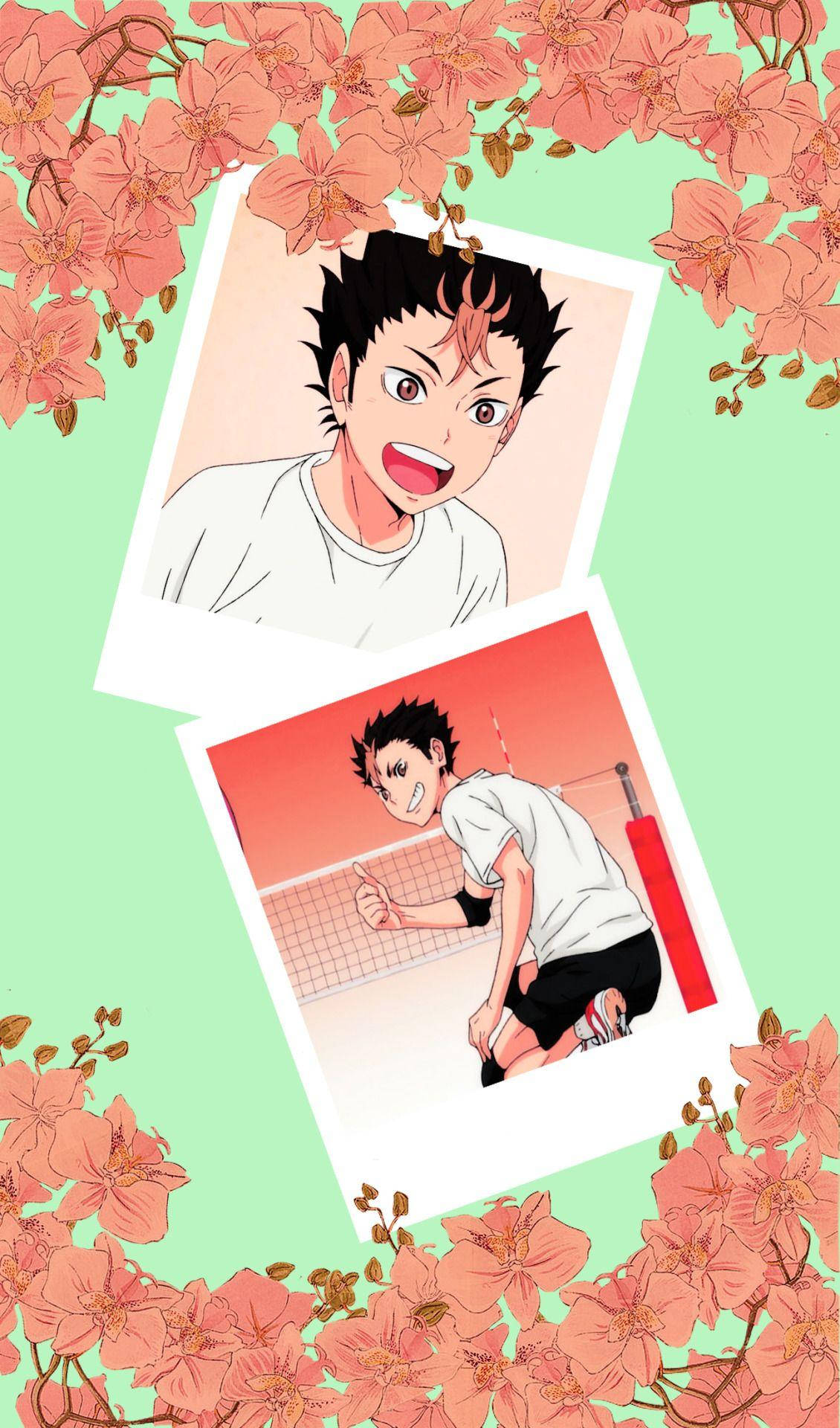 Yu Nishinoya, cherry blossoms, pink cherry blossoms, Full HD Phone Wallpaper