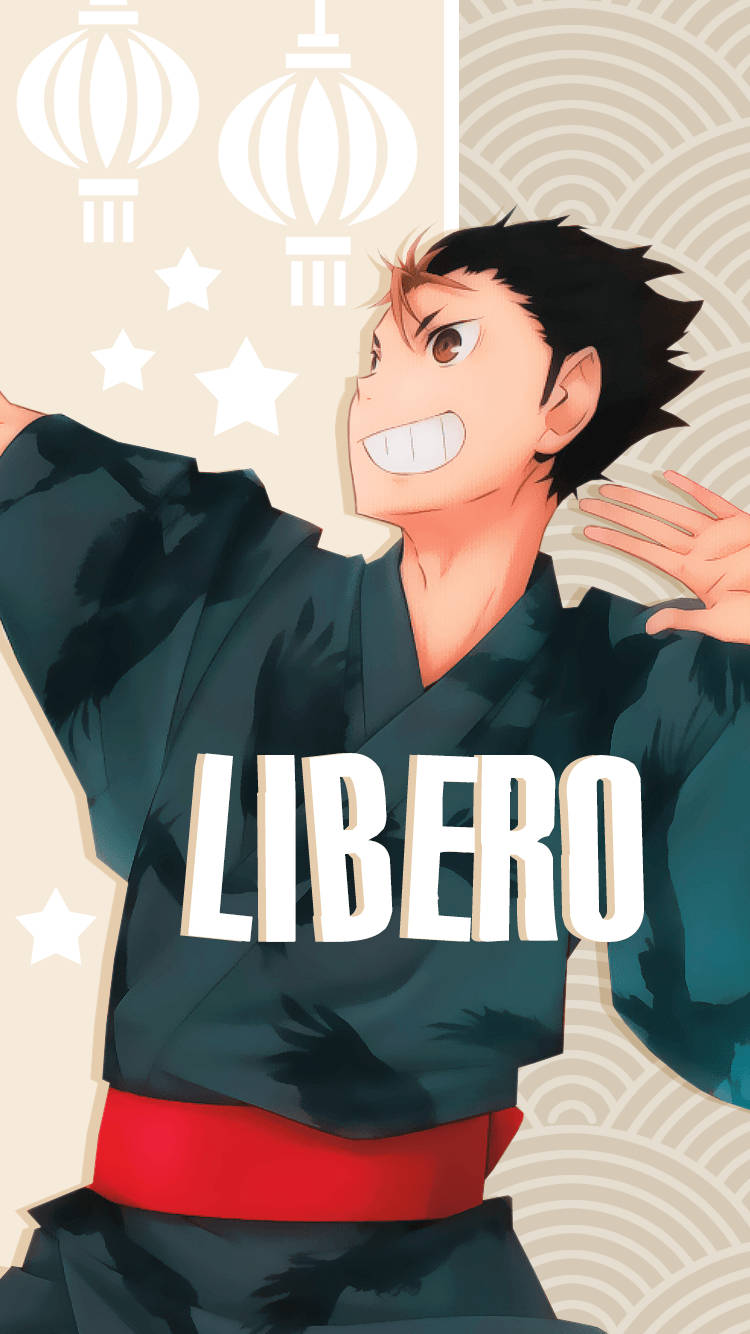 Yu Nishinoya, libero, kimono, HD Phone Wallpaper