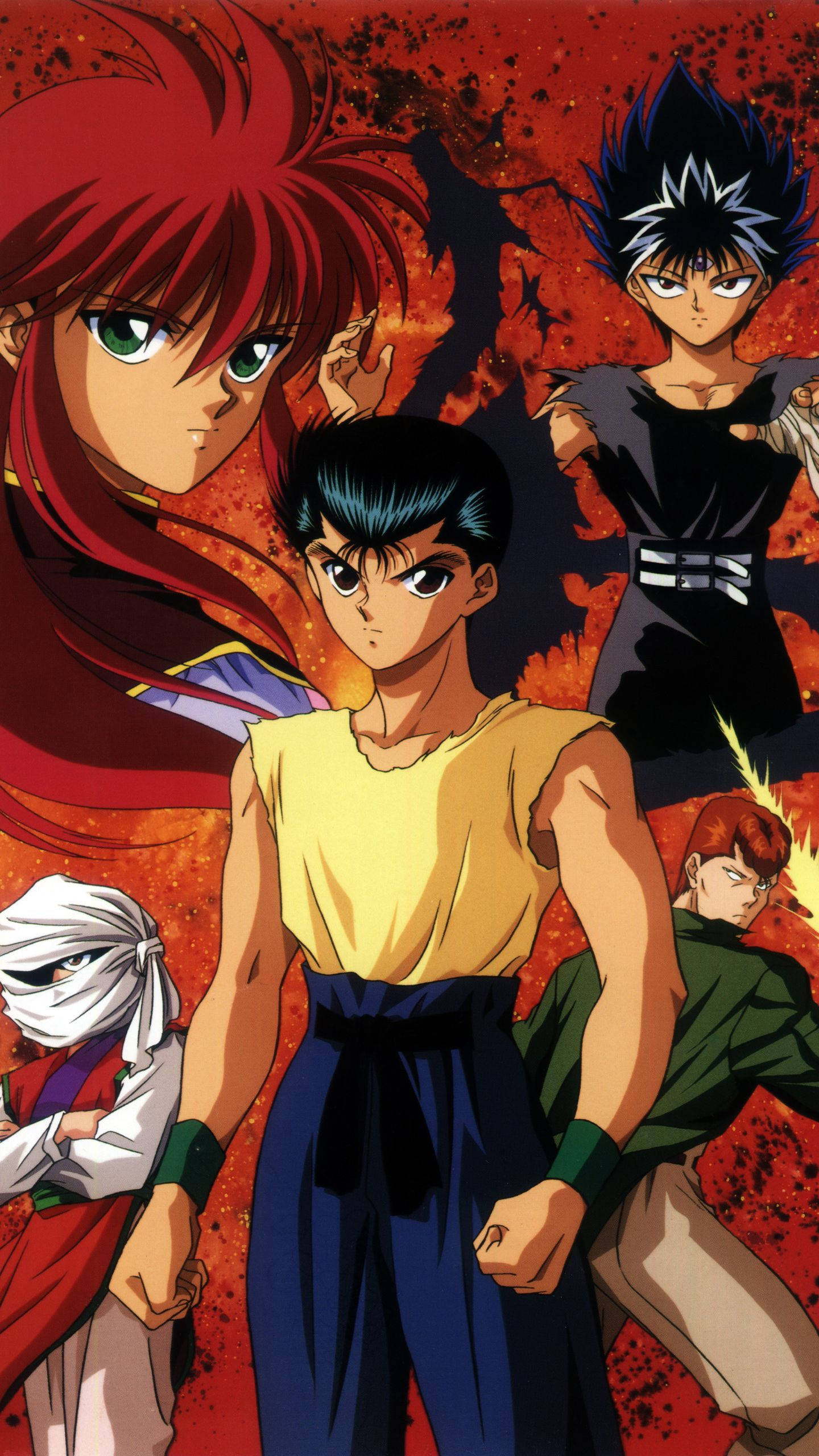 Yu Yu Hakusho, Kurama, anime warriors, 2K Phone Wallpaper