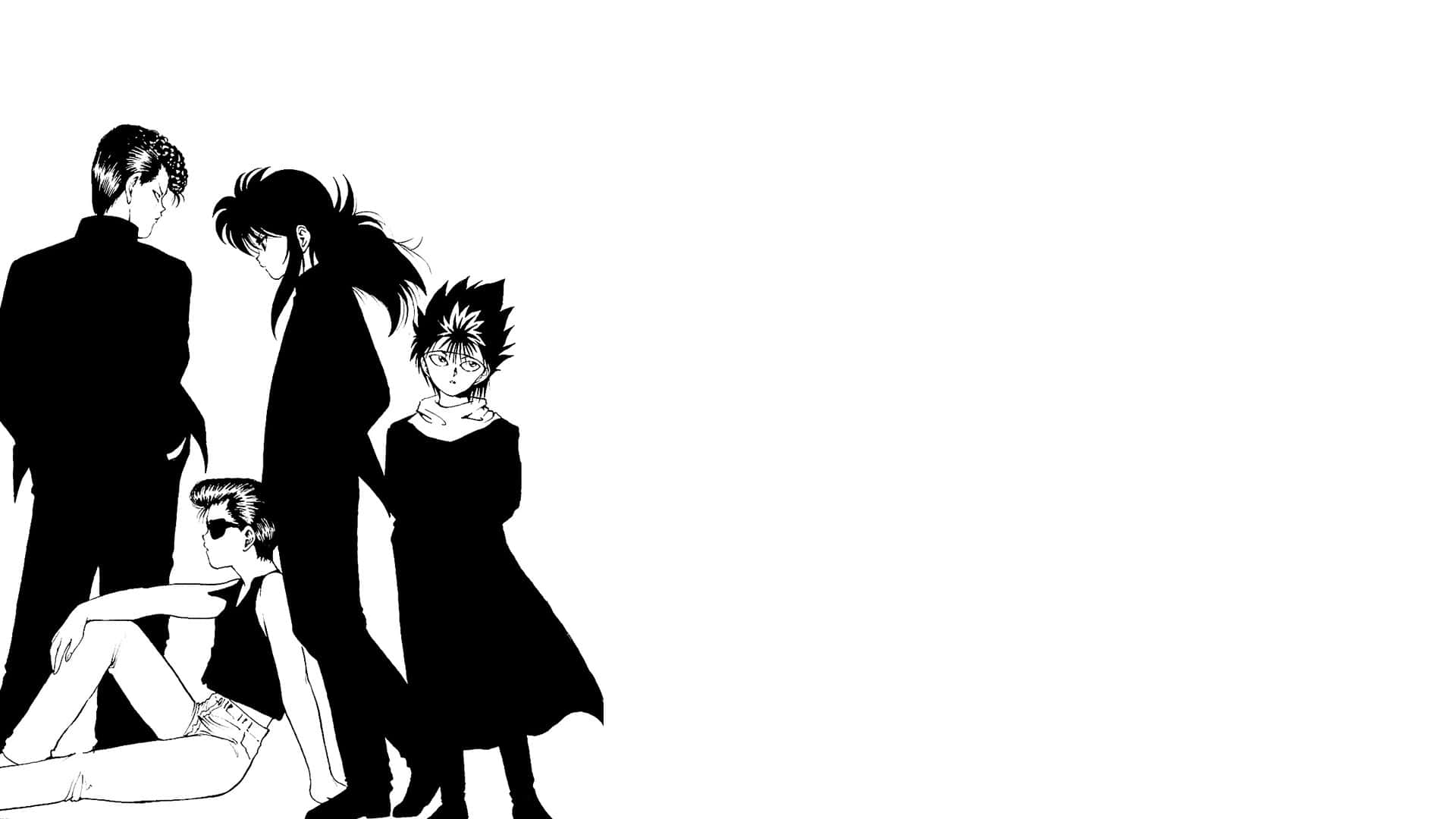 Kurama, human form, demon form, Full HD Desktop Wallpaper