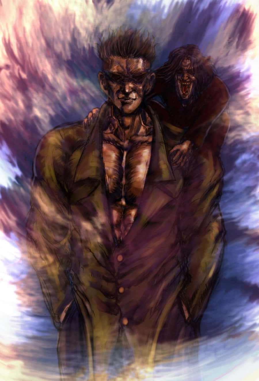 Toguro, Yu Yu Hakusho, iconic sunglasses, HD Phone Wallpaper