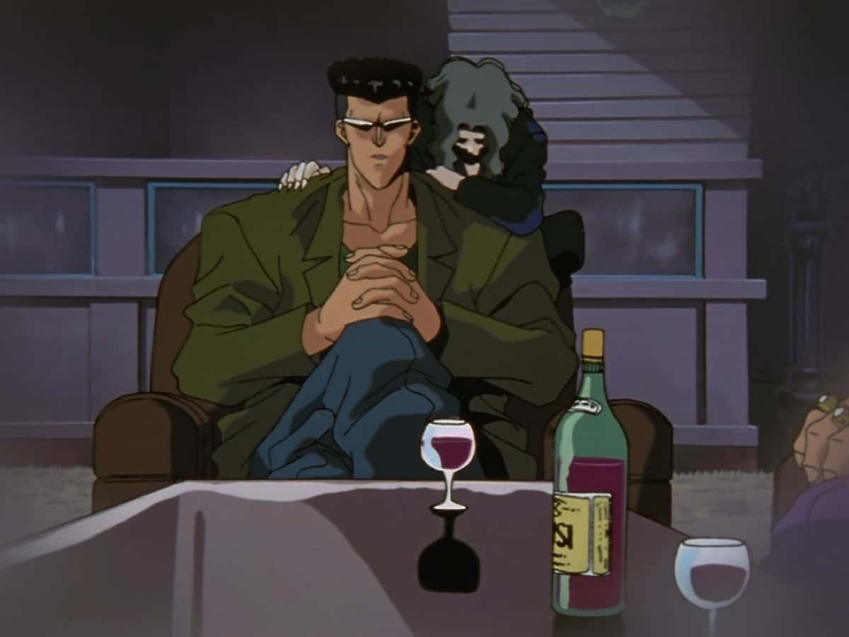 Toguro, Yu Yu Hakusho, green jacket, SD Desktop Wallpaper