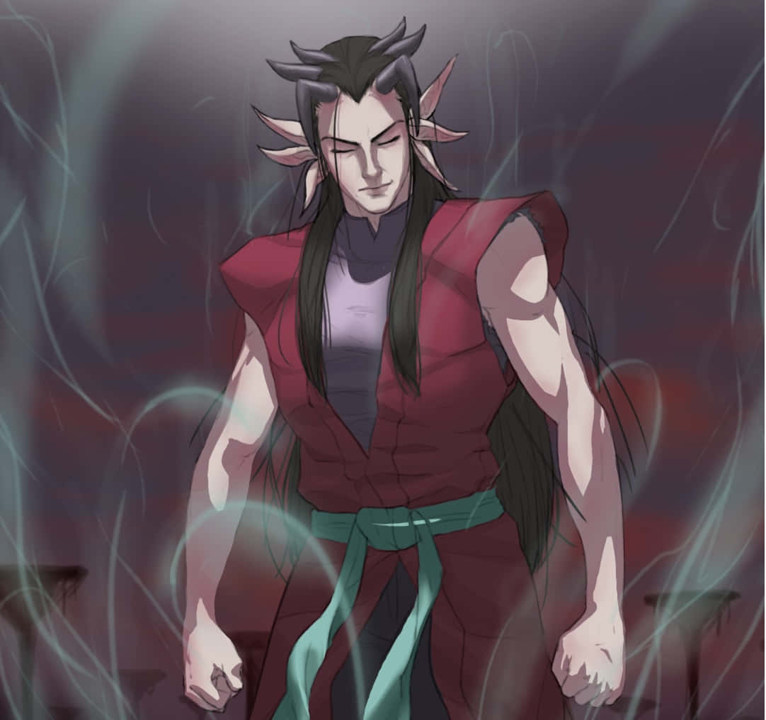 Yu Yu Hakusho Yomi, muscular elf, dark hair, SD Desktop Wallpaper