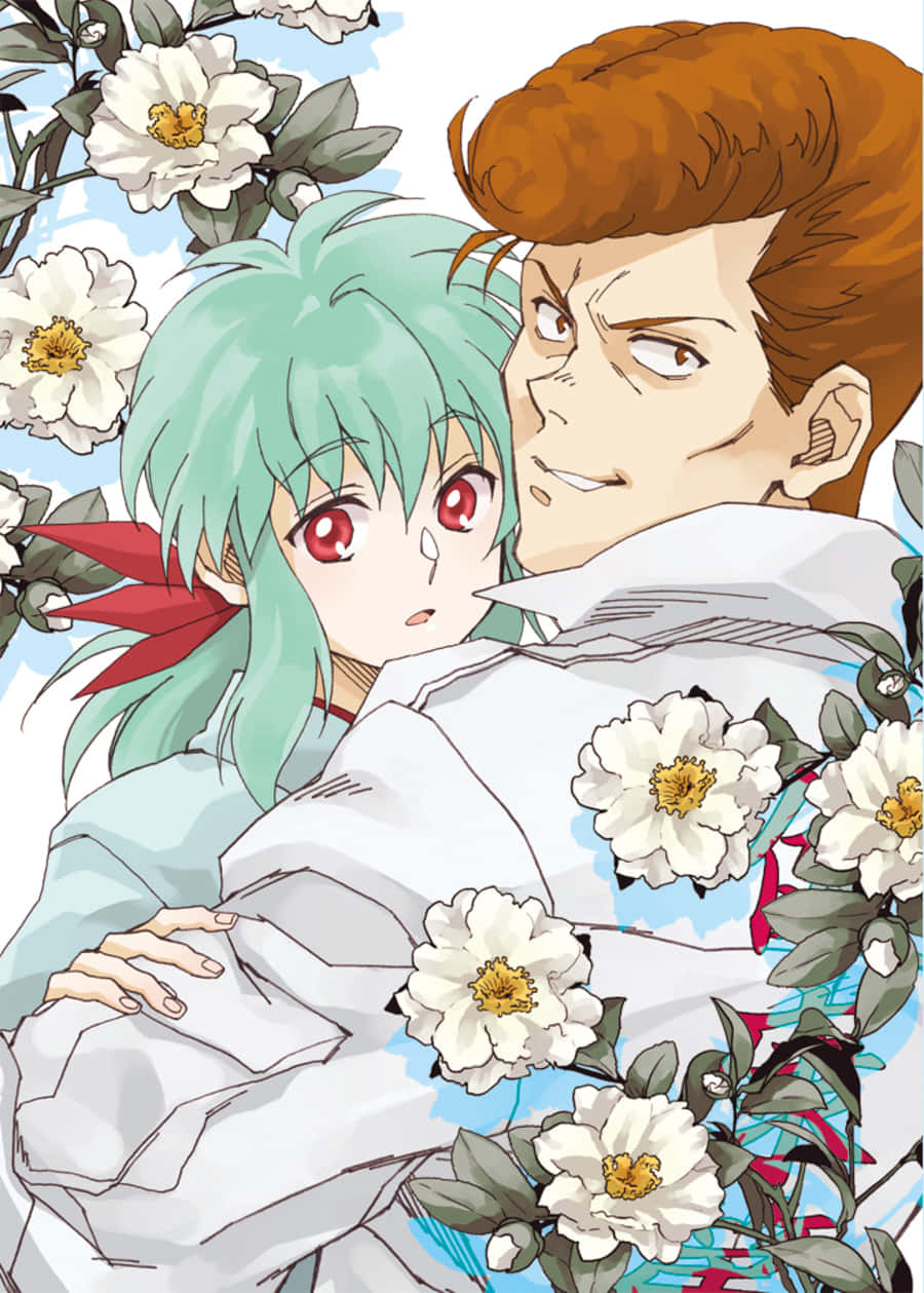Yukina, Yu Yu Hakusho, green-haired girl, SD Phone Wallpaper