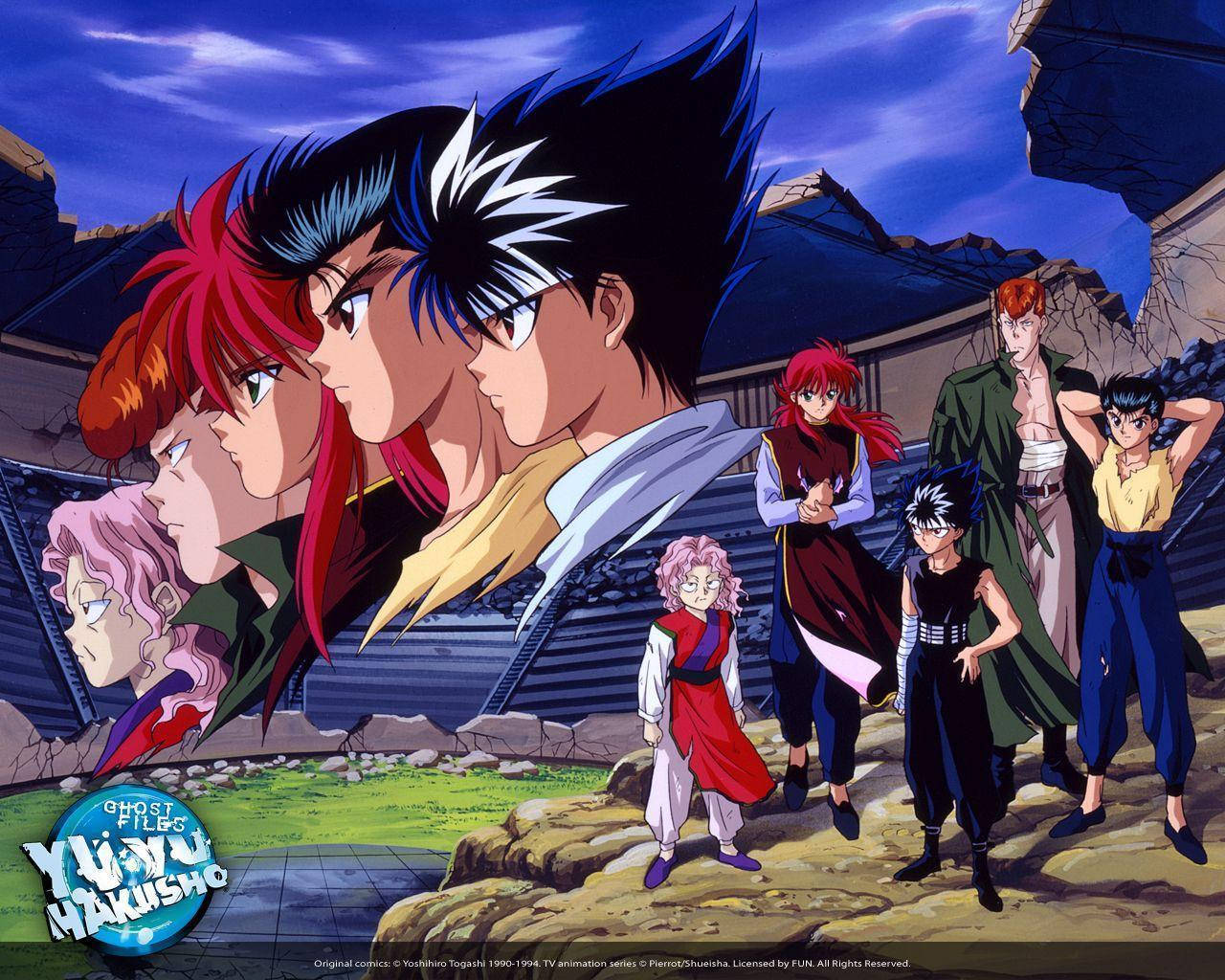 Yu Yu Hakusho, anime, group portrait, HD Desktop Wallpaper