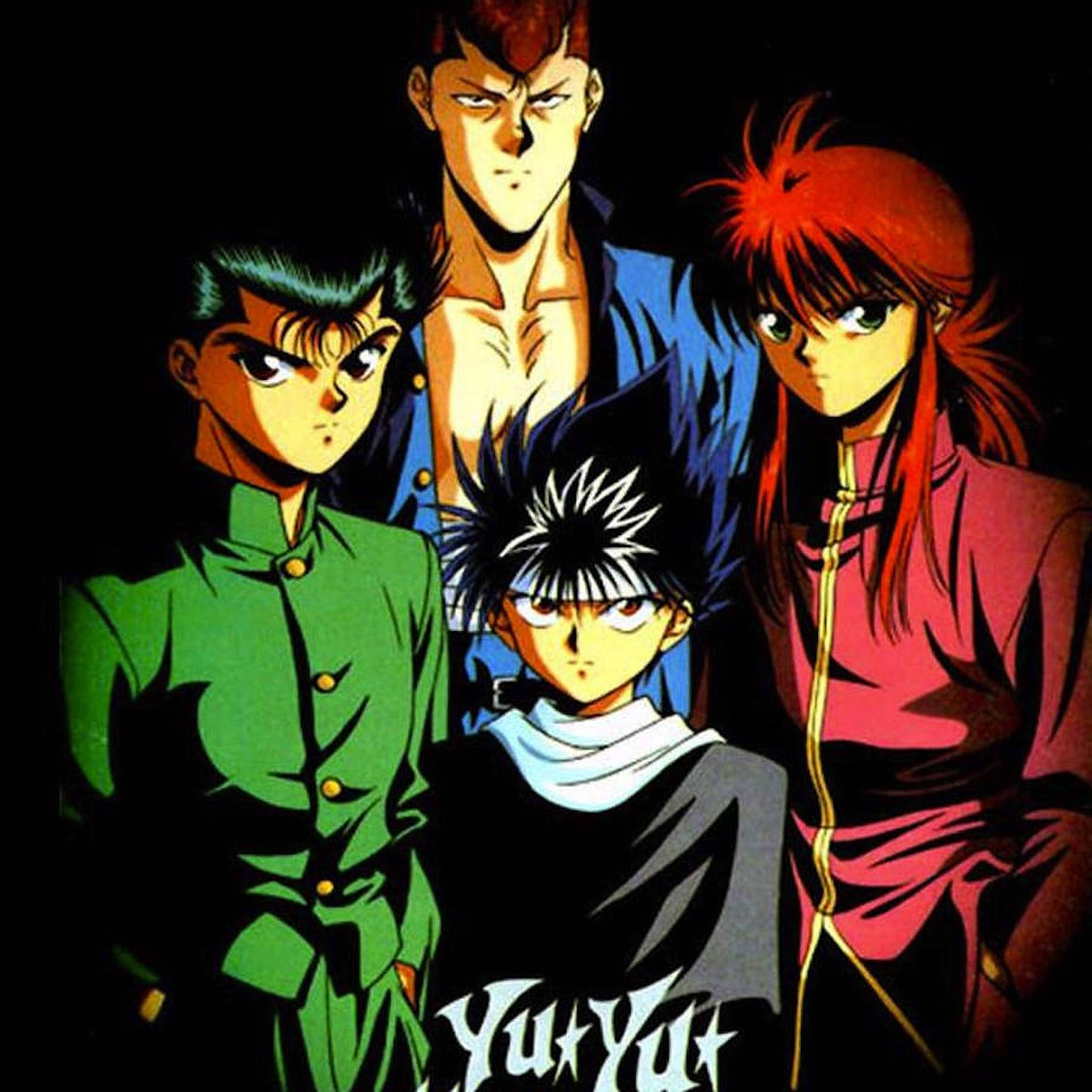 Yu Yu Hakusho, spiky hair, bold outfits, Full HD Desktop Wallpaper