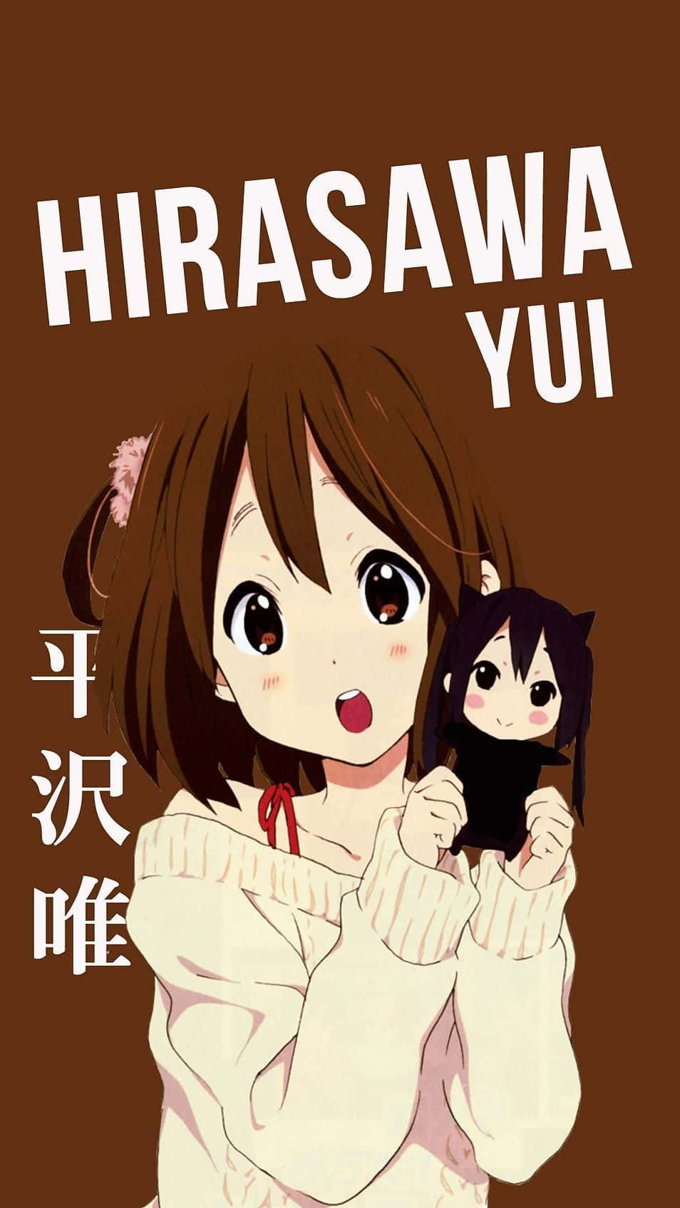 Yui Hirasawa, K-ON!, brown hair, HD Phone Wallpaper