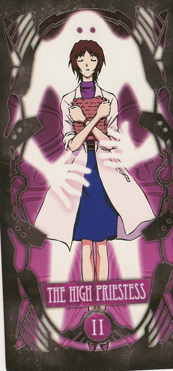 Yui Ikari, white coat, blue dress, SD Phone Wallpaper