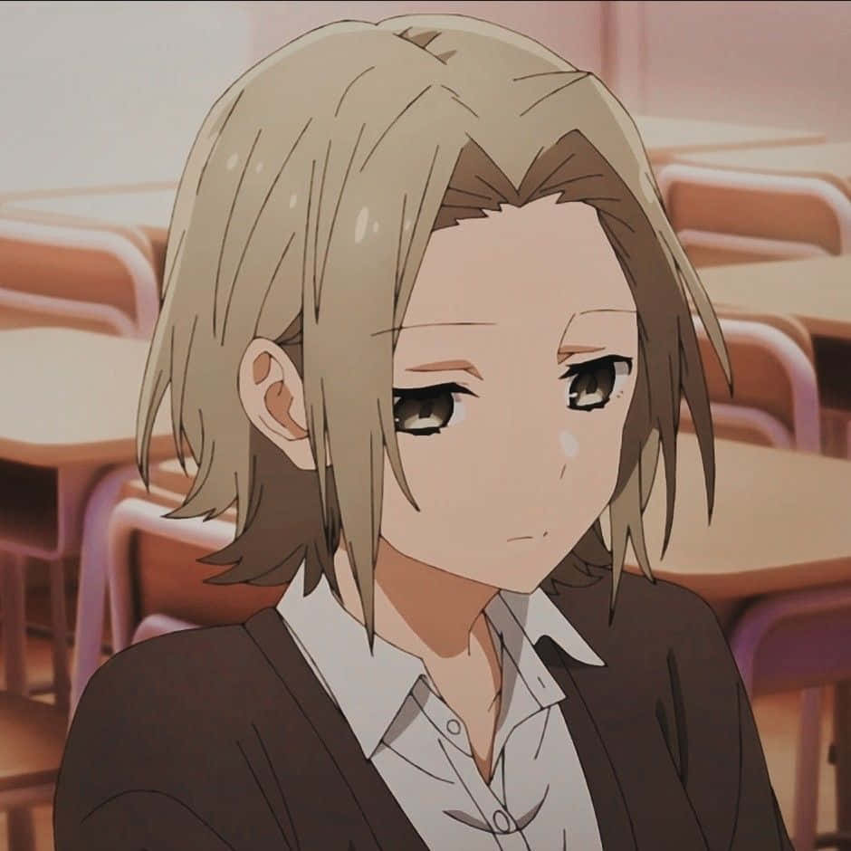 Yuki Yoshikawa, short brown hair, tear on her cheek, SD Desktop Wallpaper