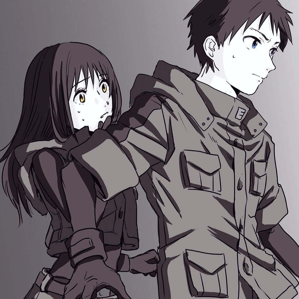 Yukiko Kanzaki, classmate, military-style jackets, SD Phone Wallpaper