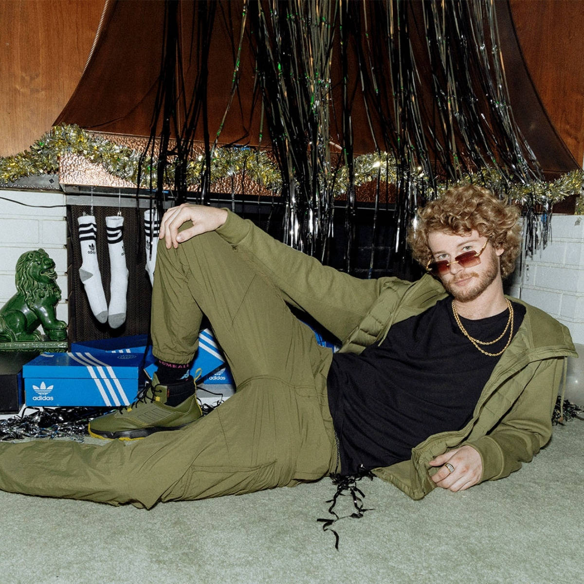 Yung Gravy, curly hair, sunglasses, SD Desktop Wallpaper