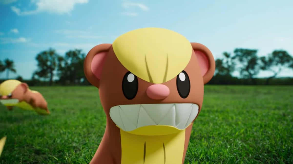 Yungoos, yellow mohawk, big teeth, SD Desktop Wallpaper