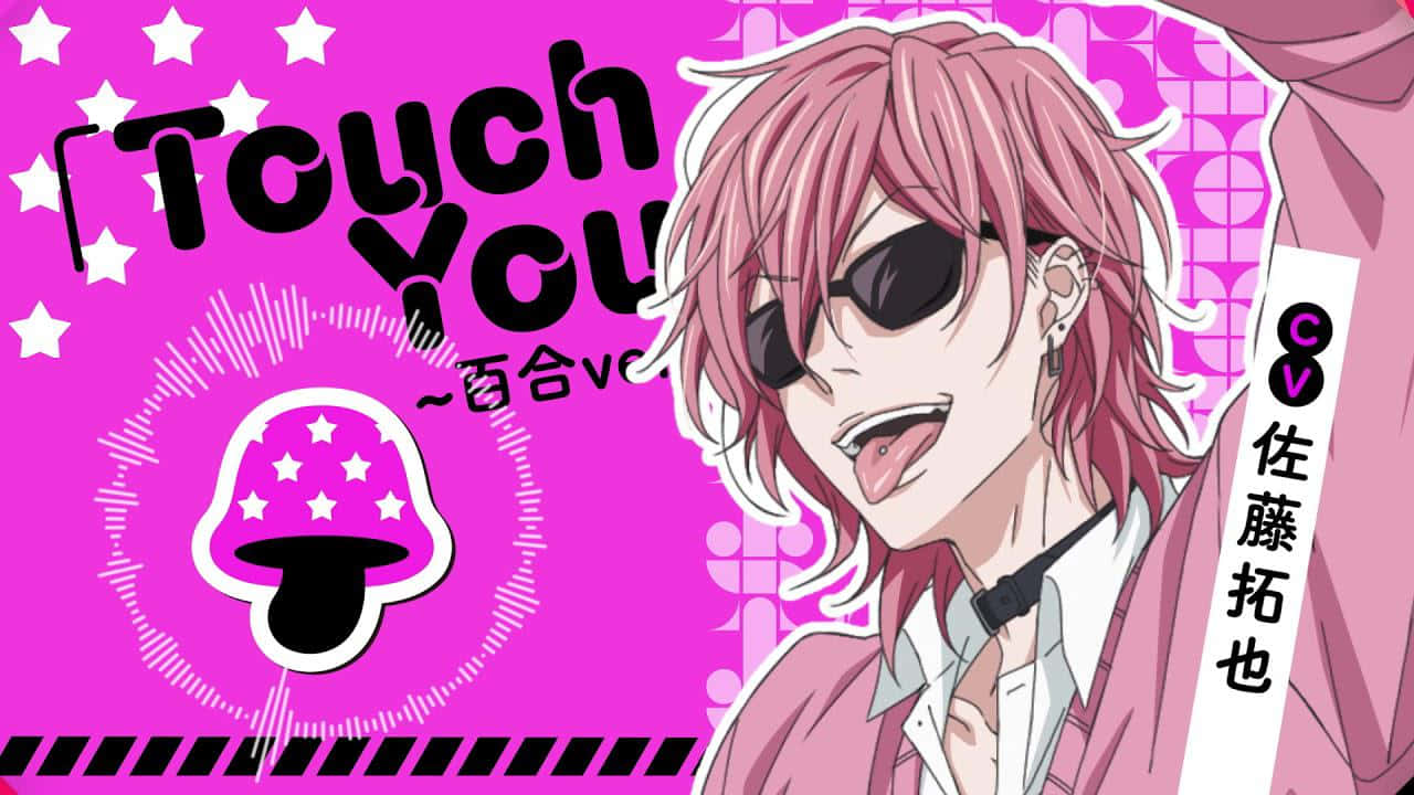 Yuri Ayato, pink hair, sunglasses, HD Desktop Wallpaper