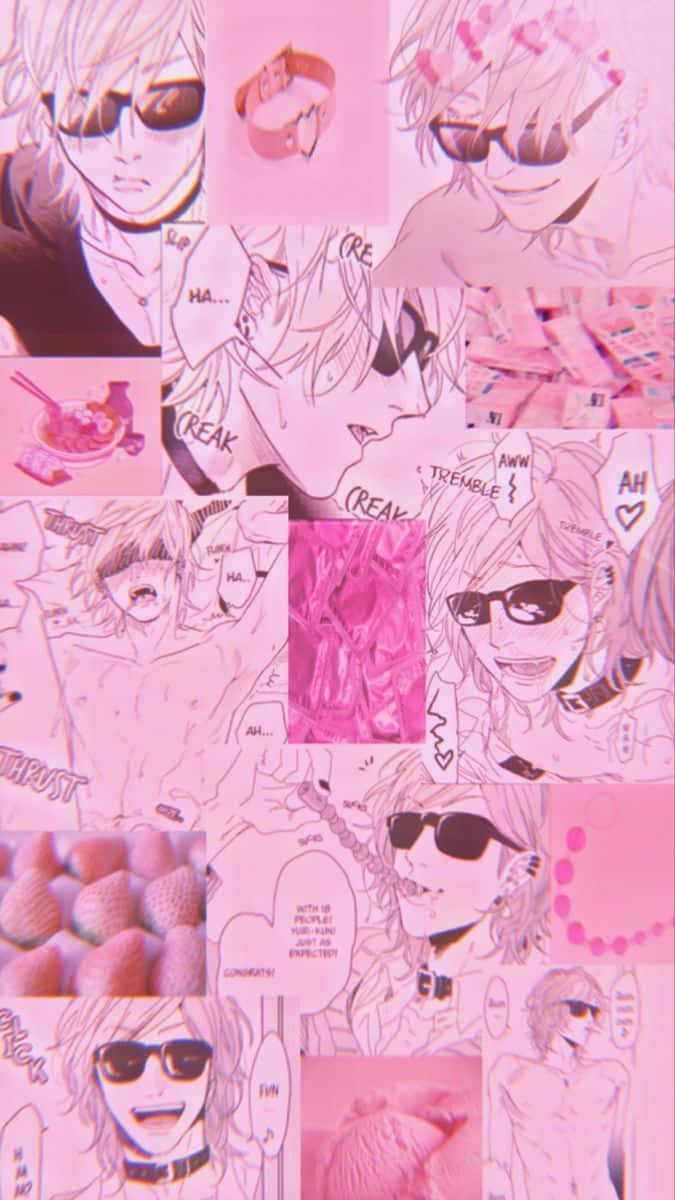 Yuri Ayato, pink-tinted, sunglasses, SD Phone Wallpaper
