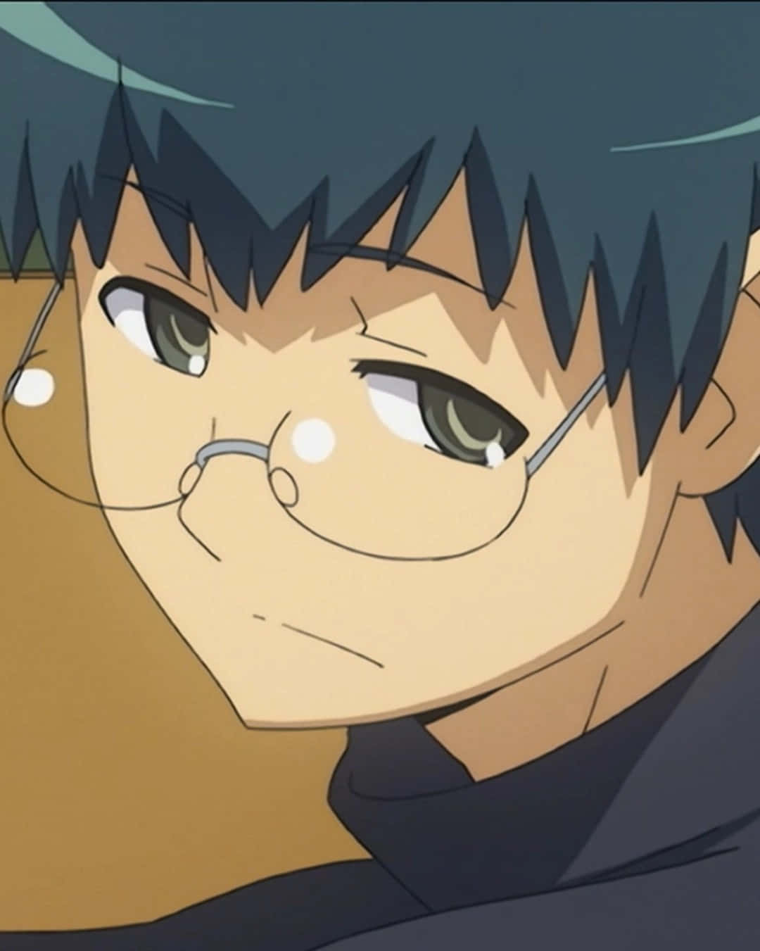 Yusaku Kitamura, spiky black hair, glasses, HD Phone Wallpaper