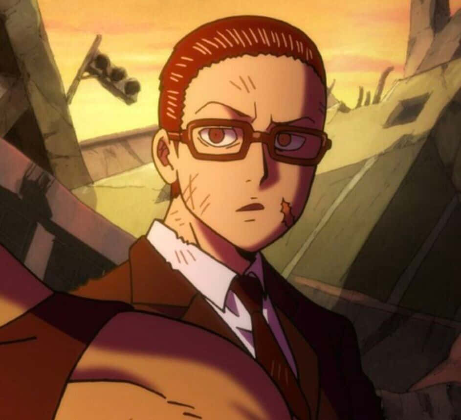 Yusuke Sakurai, red hair, glasses, SD Desktop Wallpaper